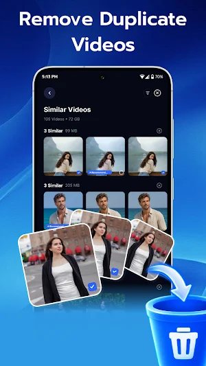 Phone Cleaner: Swipe to Delete Screenshot 2