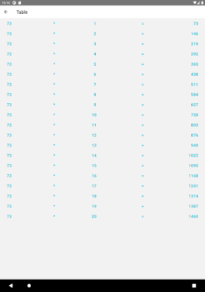 Maths Tables (1 -100) Screenshot 3