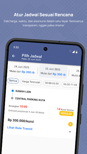 DG Trans - Tiket Bus Screenshot 2