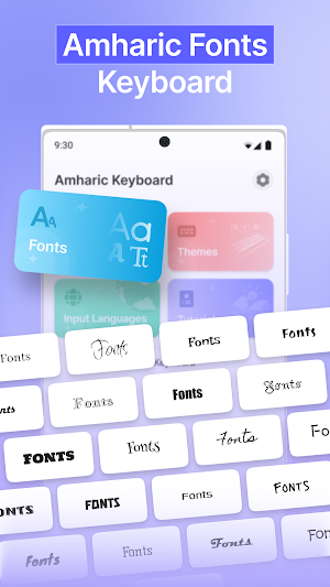 Amharic Keyboard APP Screenshot 1