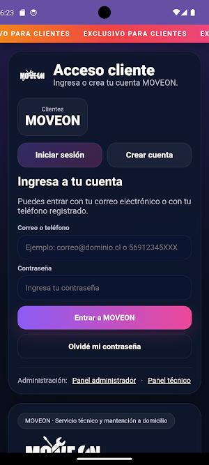 Moveon Screenshot 0