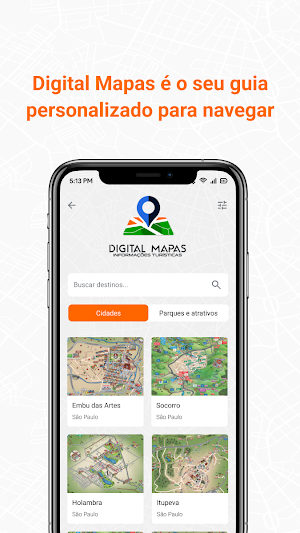 Mapas Digitais Interativos Screenshot 0