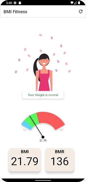 BMI BMR Calculator Screenshot 3