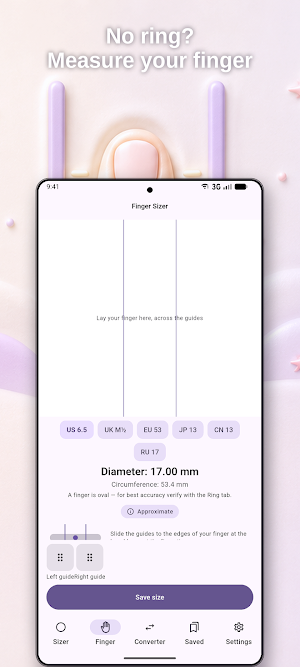 True Ring Size: Sizer & Gauge Screenshot 1