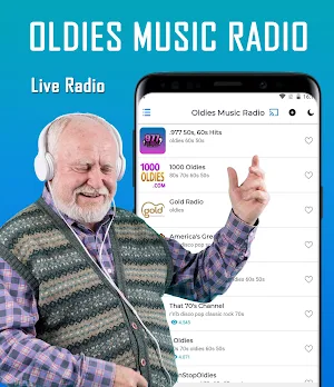 50s 60s 70s Oldies Music Radio Screenshot 0