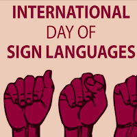 Internationalday sign language