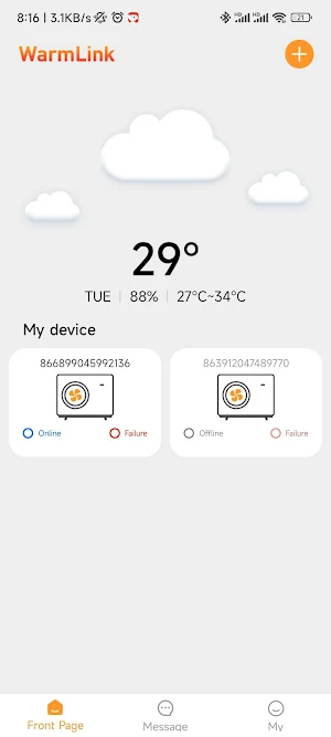 WarmLink Screenshot 2