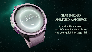 Star Shroud Animated Watchface Screenshot 0