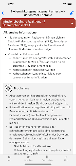 Non-Hodgkin-Lymphom onkowissen Screenshot 3