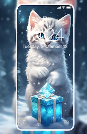 Cute Cat wallpapers Screenshot 0