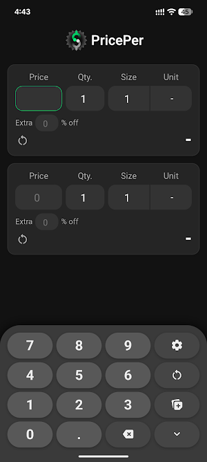 PricePer - Which Price Wins? Screenshot 0