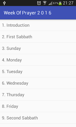 Week of Prayer Readings Screenshot 1