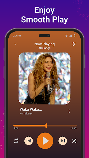 MP3 Offline Audio Music Player Screenshot 1