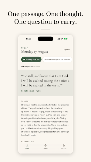 Ponder: Daily Discernment Screenshot 0
