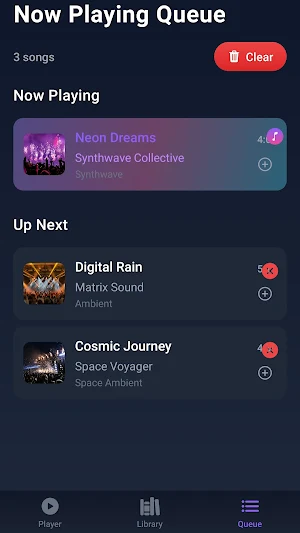 NeonFlow: Music Player Screenshot 1