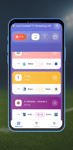 Live Football TV Streaming HD Screenshot 2
