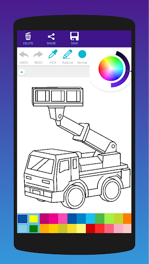 Truck Coloring Book Screenshot 1