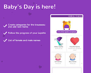 Baby's Day: Baby layette list Screenshot 0