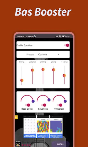Equalizer Bass Volume Booster Screenshot 0