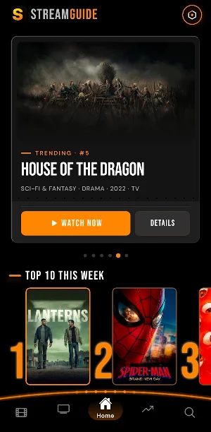 StreamGuide: TV Shows & Movies Screenshot 0