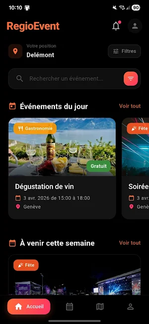 RegioEvent Screenshot 2