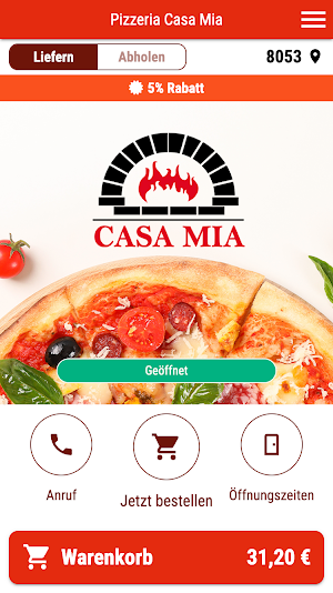 Pizzeria Casa Mia Screenshot 0