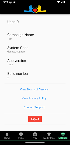 Donate2Support Screenshot 3