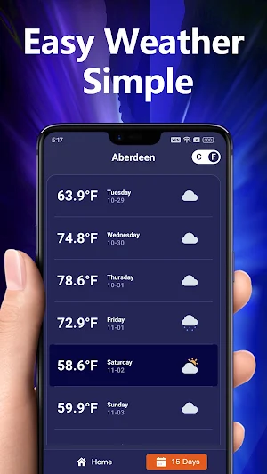 Easy Weather- Simple Screenshot 1