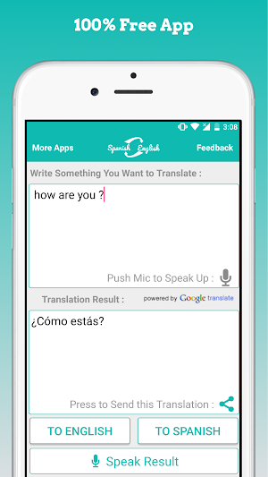 Spanish English Translator Screenshot 0