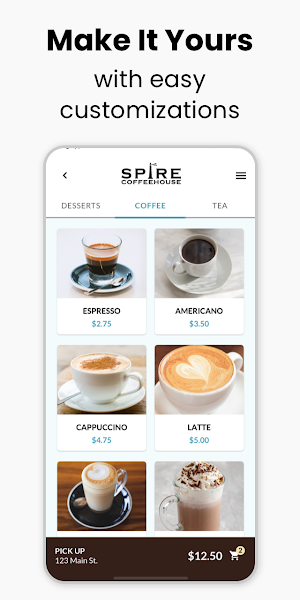 Spire Coffeehouse Screenshot 2