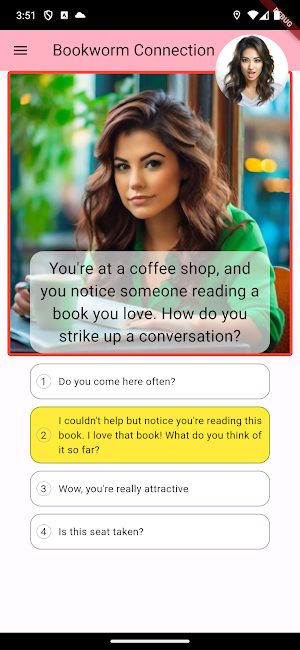 Flirt Flow: Dating Game Screenshot 0