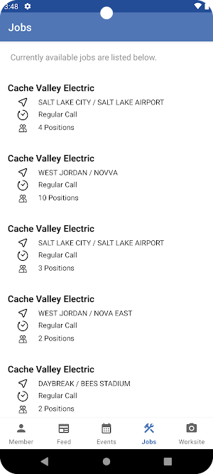 IBEW 354 Screenshot 3