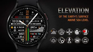 Surface elevation watch face Screenshot 0