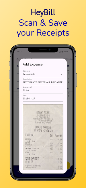 HeyBill - Track your Expenses Screenshot 3