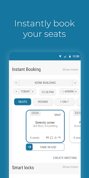Steerpath Smart Office - Booking and Wayfinding Screenshot 2