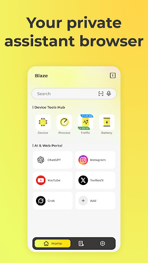 Blaze - Light, Fast AI Browser Screenshot 0