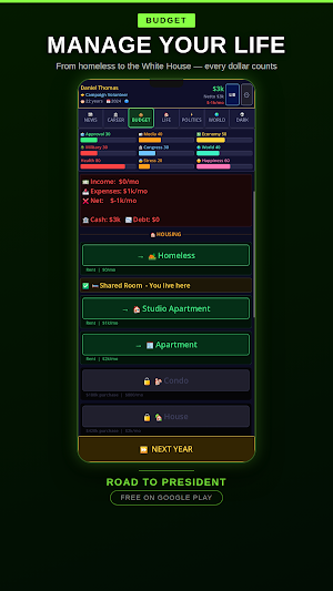 Road To President Screenshot 1