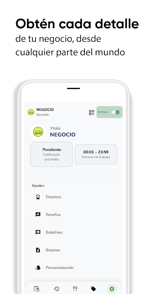 Grabird negocios Screenshot 3