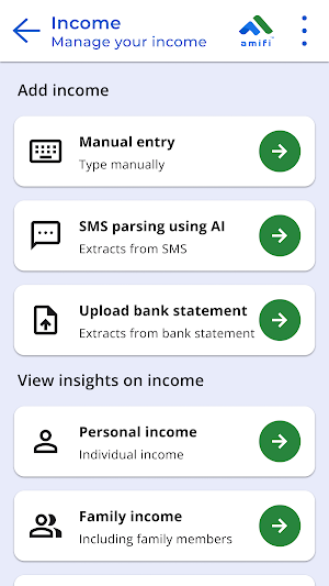 Amifi – Money Tracker Screenshot 2