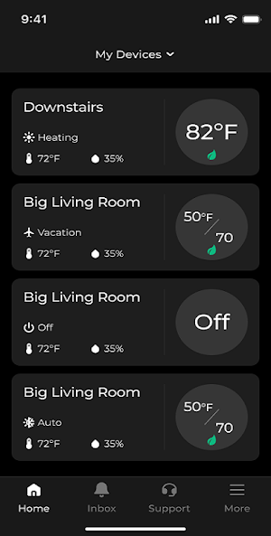 Luna Heating and Cooling Home Screenshot 0