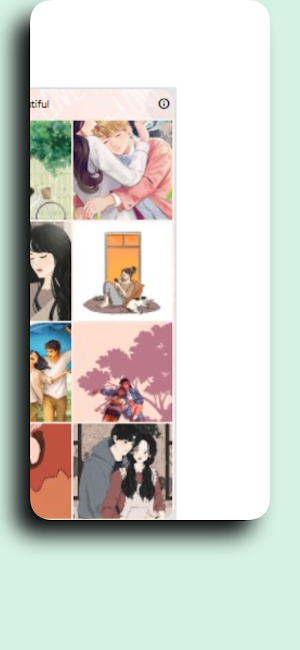 Cute Animated Couple Wallpaper Screenshot 3