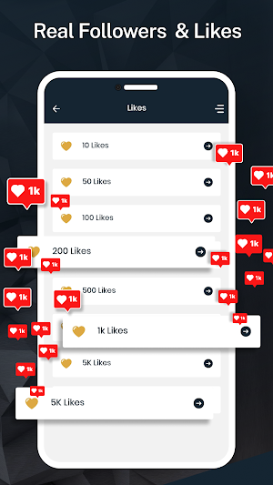 Real Followers & Likes Screenshot 1