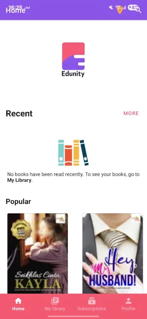 Edunity eReader Screenshot 1