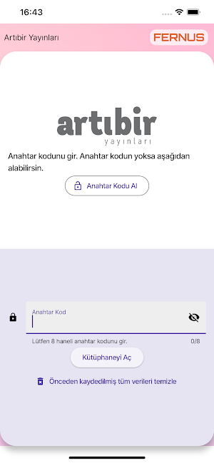Artıbir Mobil Kütüphane Screenshot 0