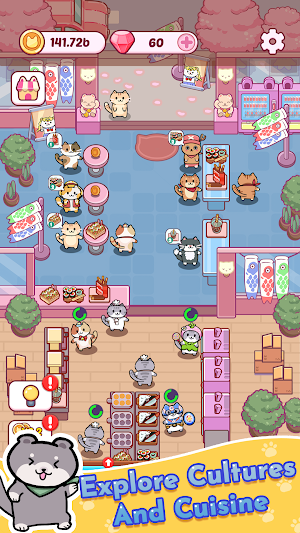Cat Bar - Restaurant Tycoon Screenshot 1