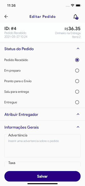 AD Delivery - Estabelecimento Screenshot 3