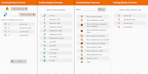 Cooking Recipe Converter Screenshot 1
