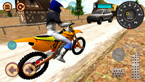 Motocross Countryside Drive 3D Screenshot 0