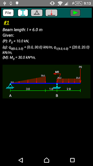 Bending Moment Diagram (pro) Screenshot 0