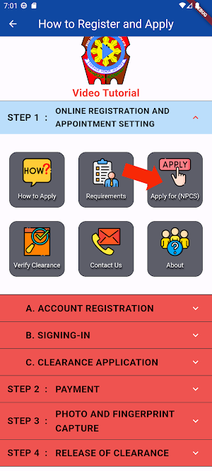 Police Clearance Guide Screenshot 2